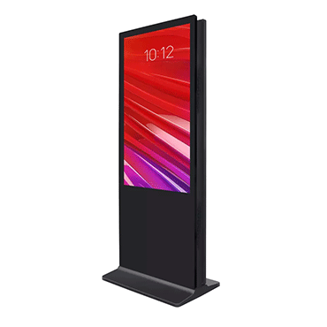 Indoor double-sided digital signage