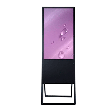 Portable mobile digital signage poster LCD advertising display